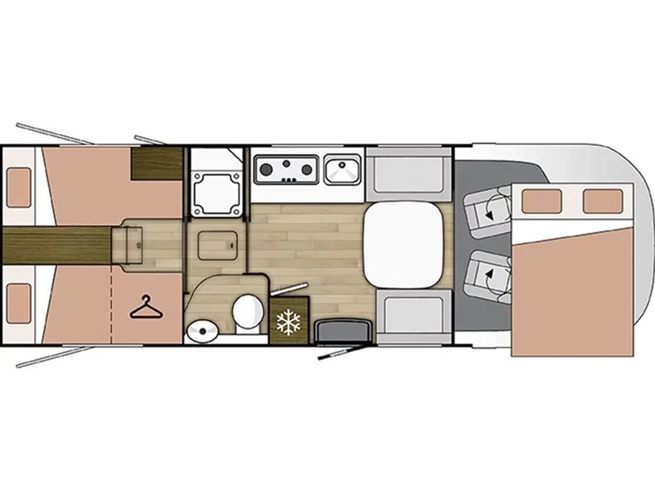 Billede 5 - 2025 - Benimar Amphitryon 967   Top model Fra Benimar med Alde Centralvarme