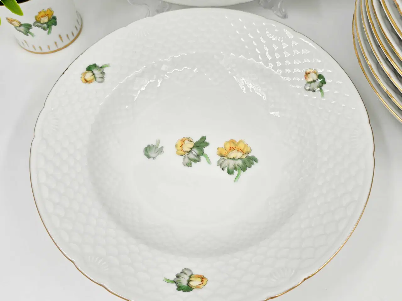 Billede 4 - Erantis Stor Dyb Tallerken Porcelæn