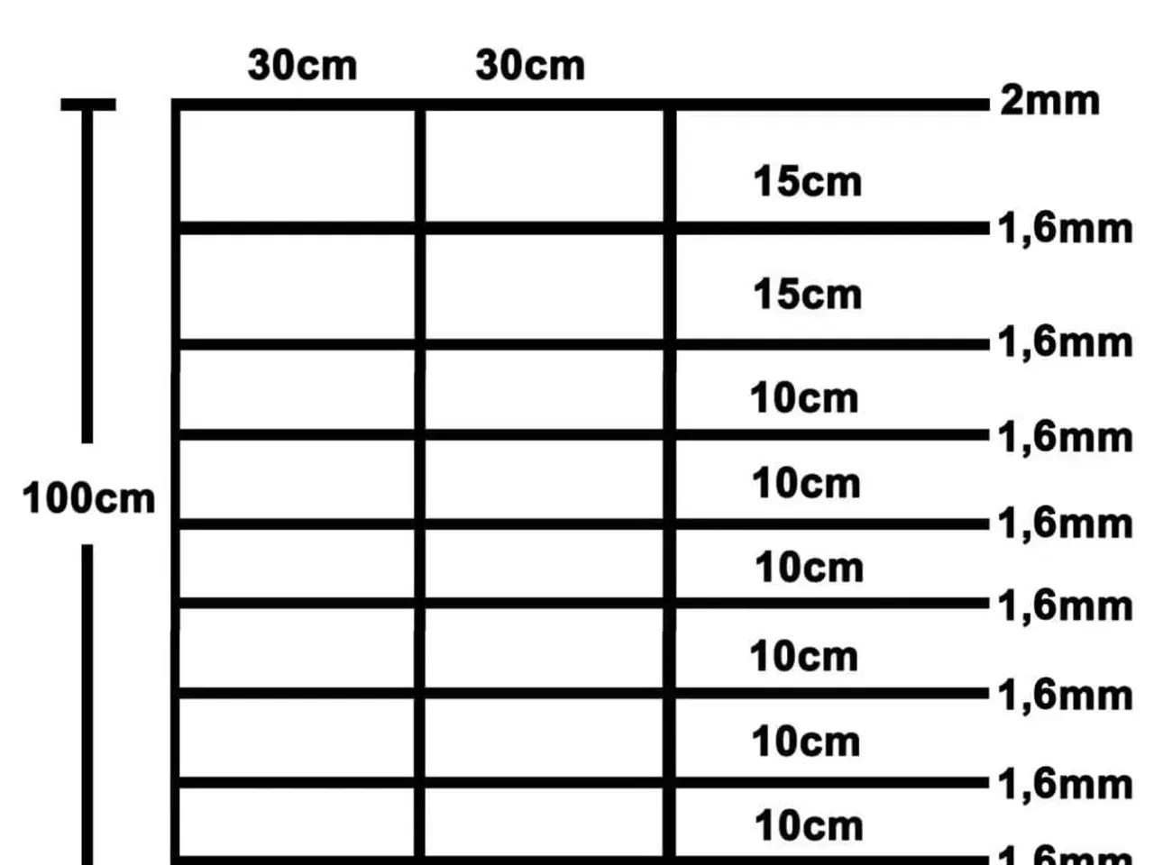 Billede 5 - Havehegn 50x1 m galvaniseret stål sølvfarvet