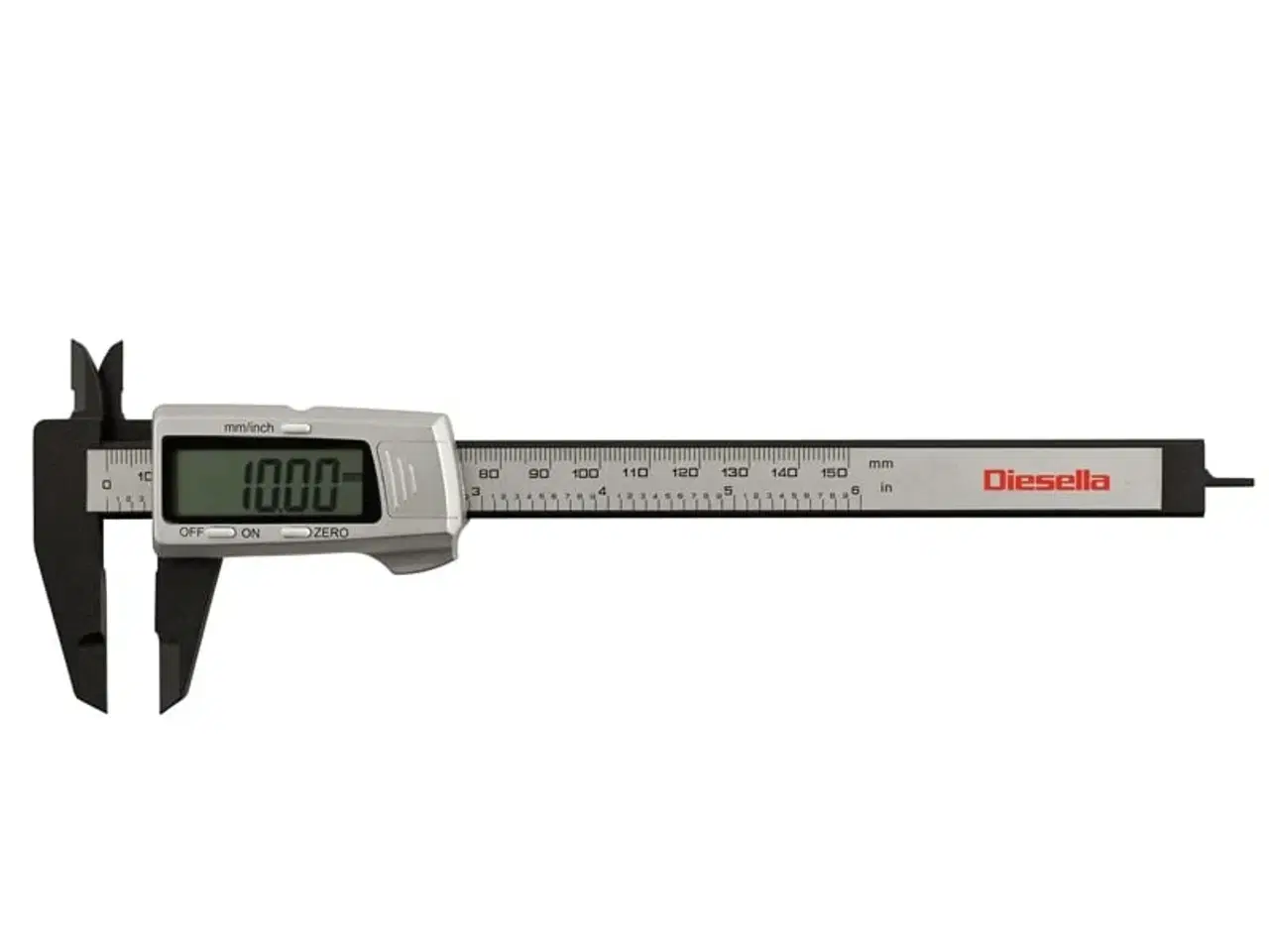 Billede 1 - Digital skydelære 0-100x0,01 mm i carbon fiber