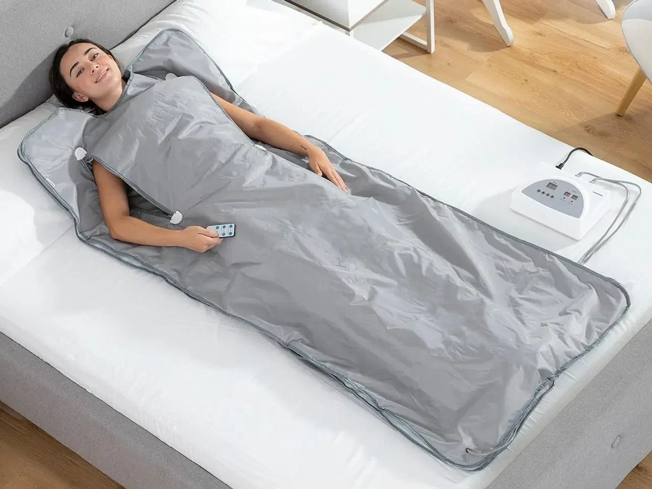 Billede 1 - Infrarød saunatæppe - Bedna, grå