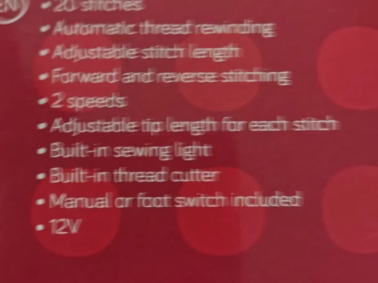 Billede 5 - Symaskine.