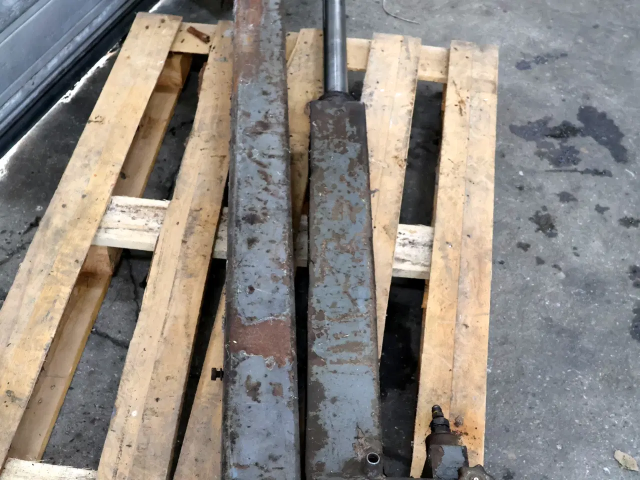 Billede 7 - Hydraulisk kran, ikke afprøvet, stand ukendt.