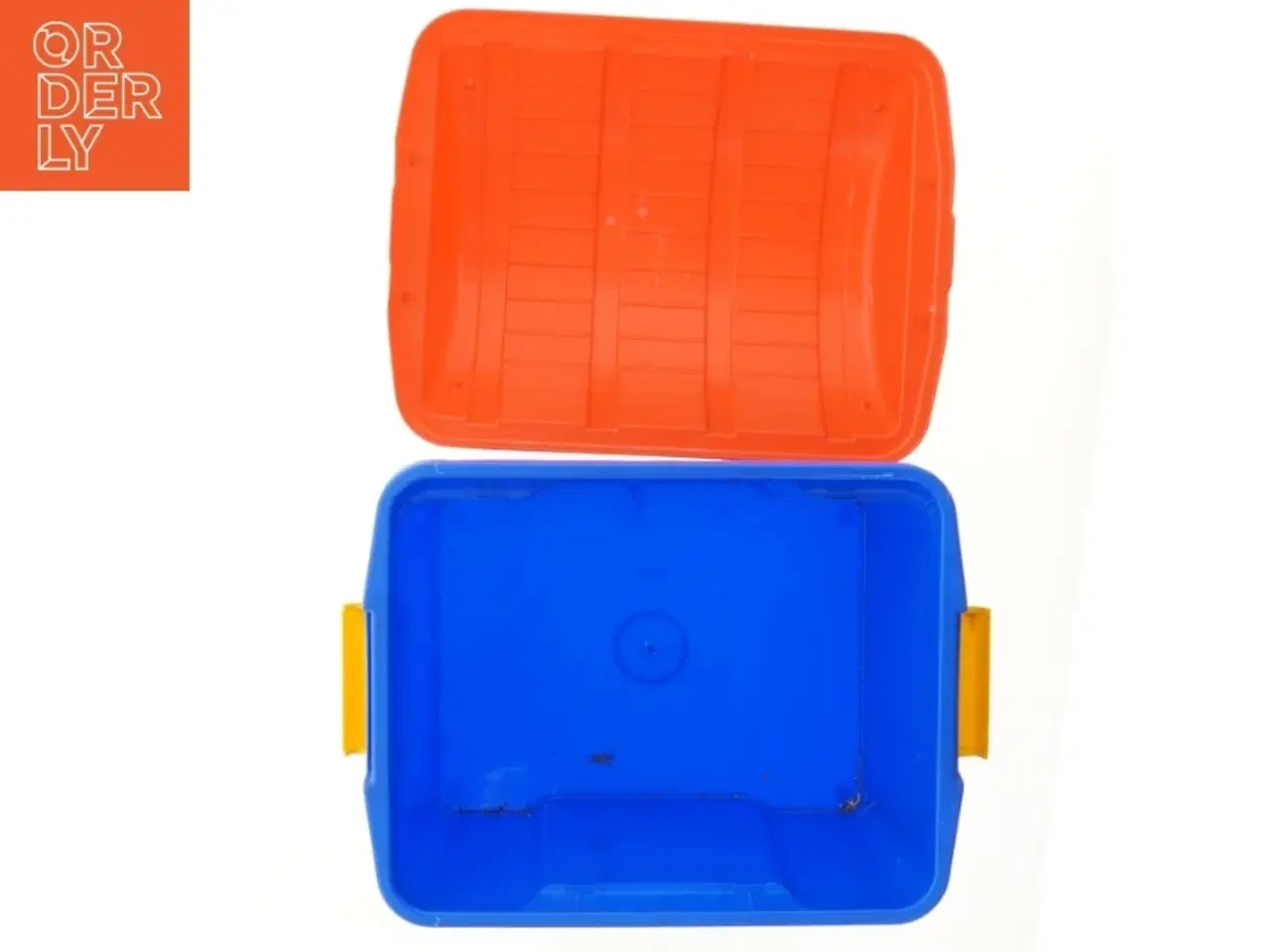 Billede 3 - Farverig opbevaringsboks (str. 38,5x29x31,5 cm)