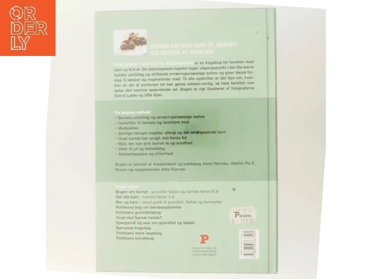 Billede 3 - Familiemad : fra mos til middagsmad (Bog)