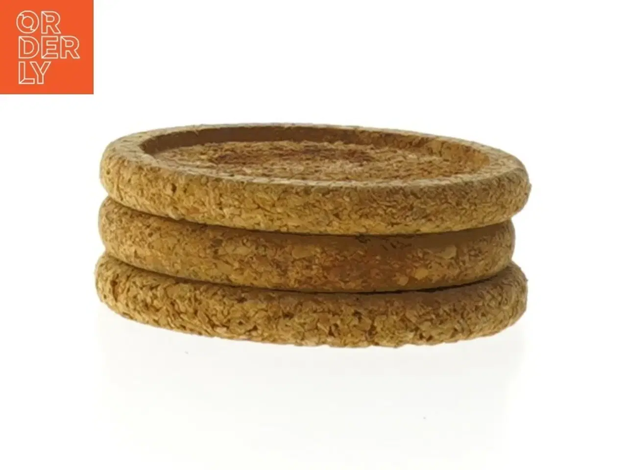 Billede 1 - Cork coasters 3 pcs (str. 3 styk. y. 8 cm)