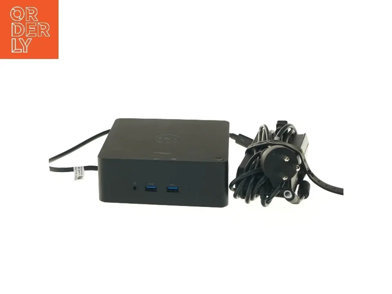 Billede 2 - Dell dockingstation med strømkabel fra Dell (str. 14,5x14,5 cm)