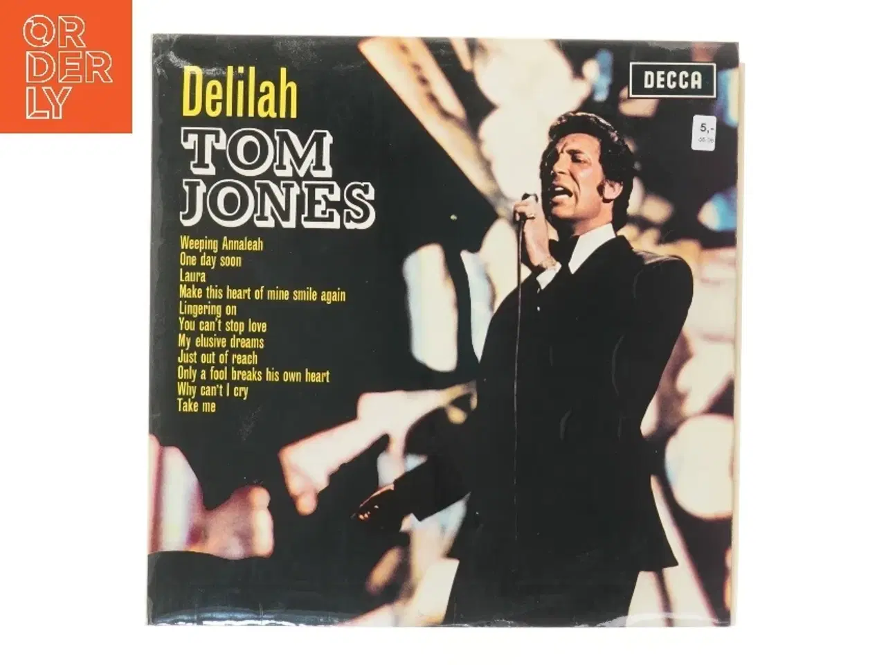 Billede 1 - Tom Jones - Delilah LP