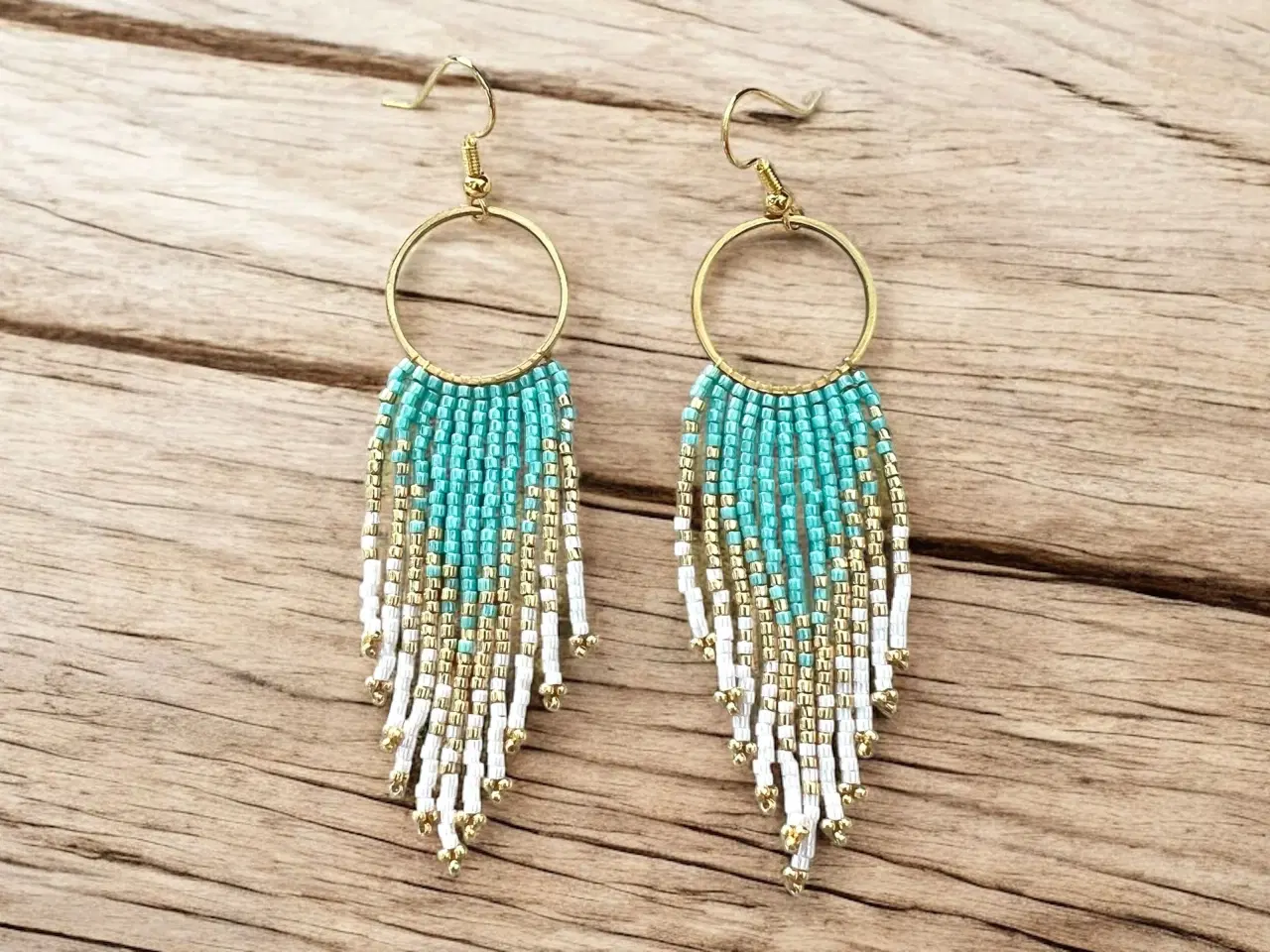 Billede 3 - Grønlandske perle øreringe