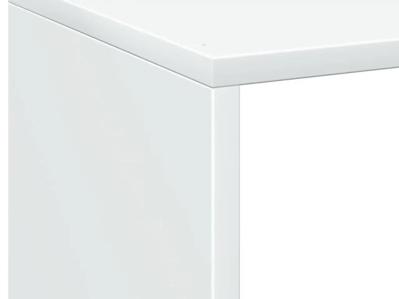 Billede 9 - Bogreol/rumdeler 69,5x29x103,5 cm konstrueret træ hvid