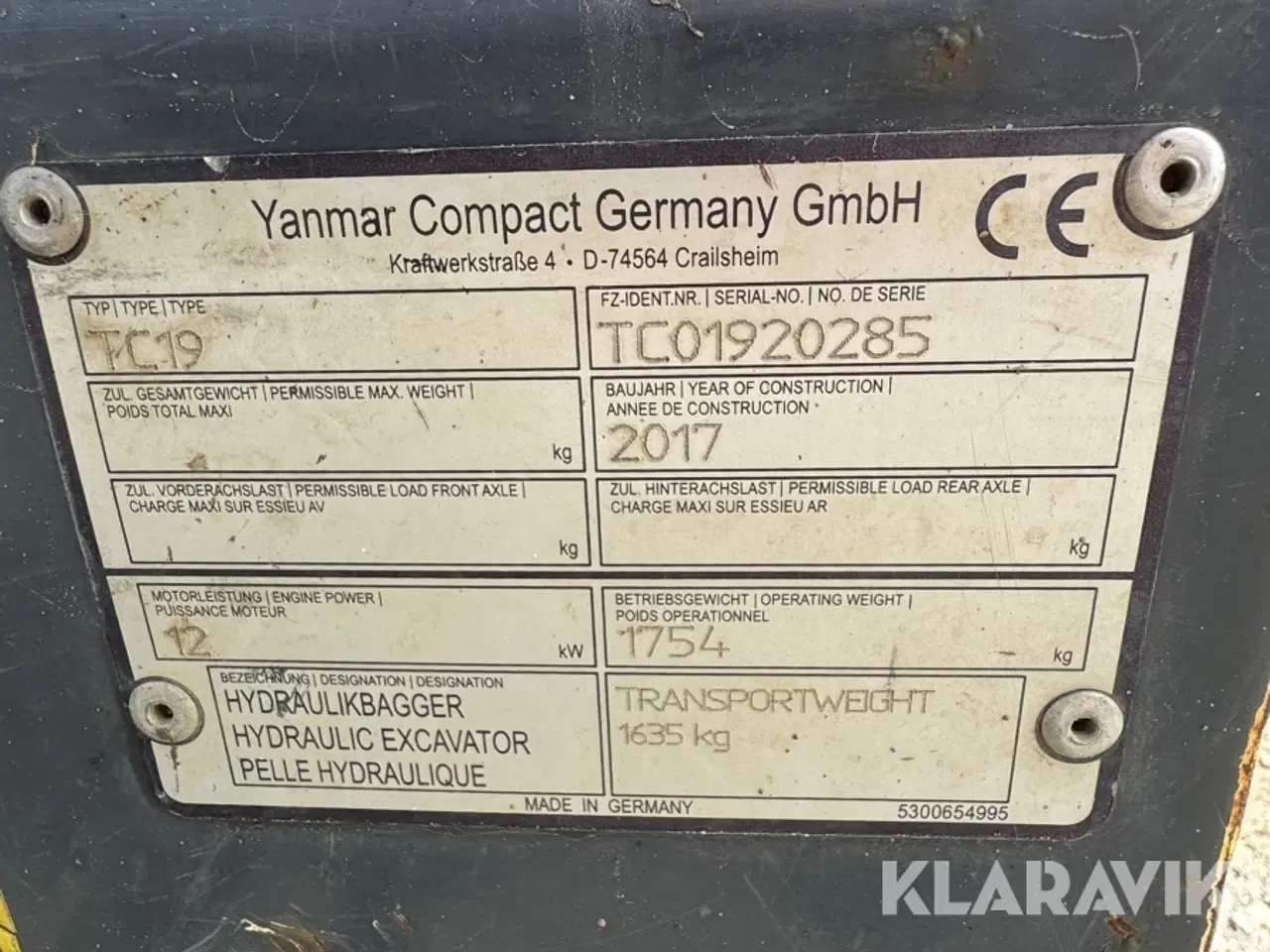 Billede 6 - Gravemaskine Yanmar TC19