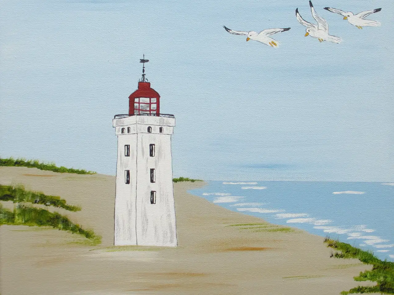 Billede 1 - ACRYL-MALERI nr. G. 14