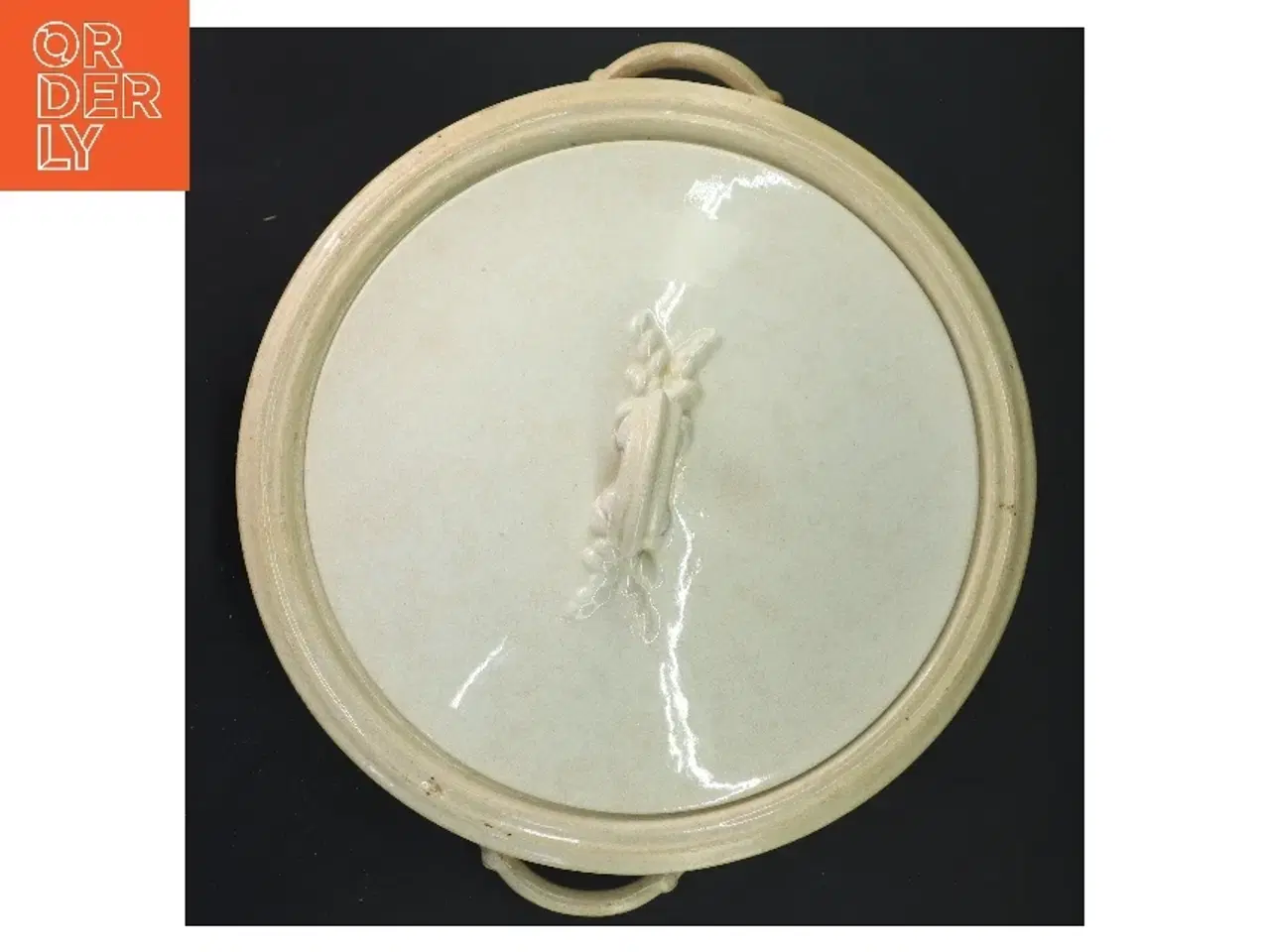 Billede 4 - Porcelæns skål med låg (str. Ø 25x6 cm)