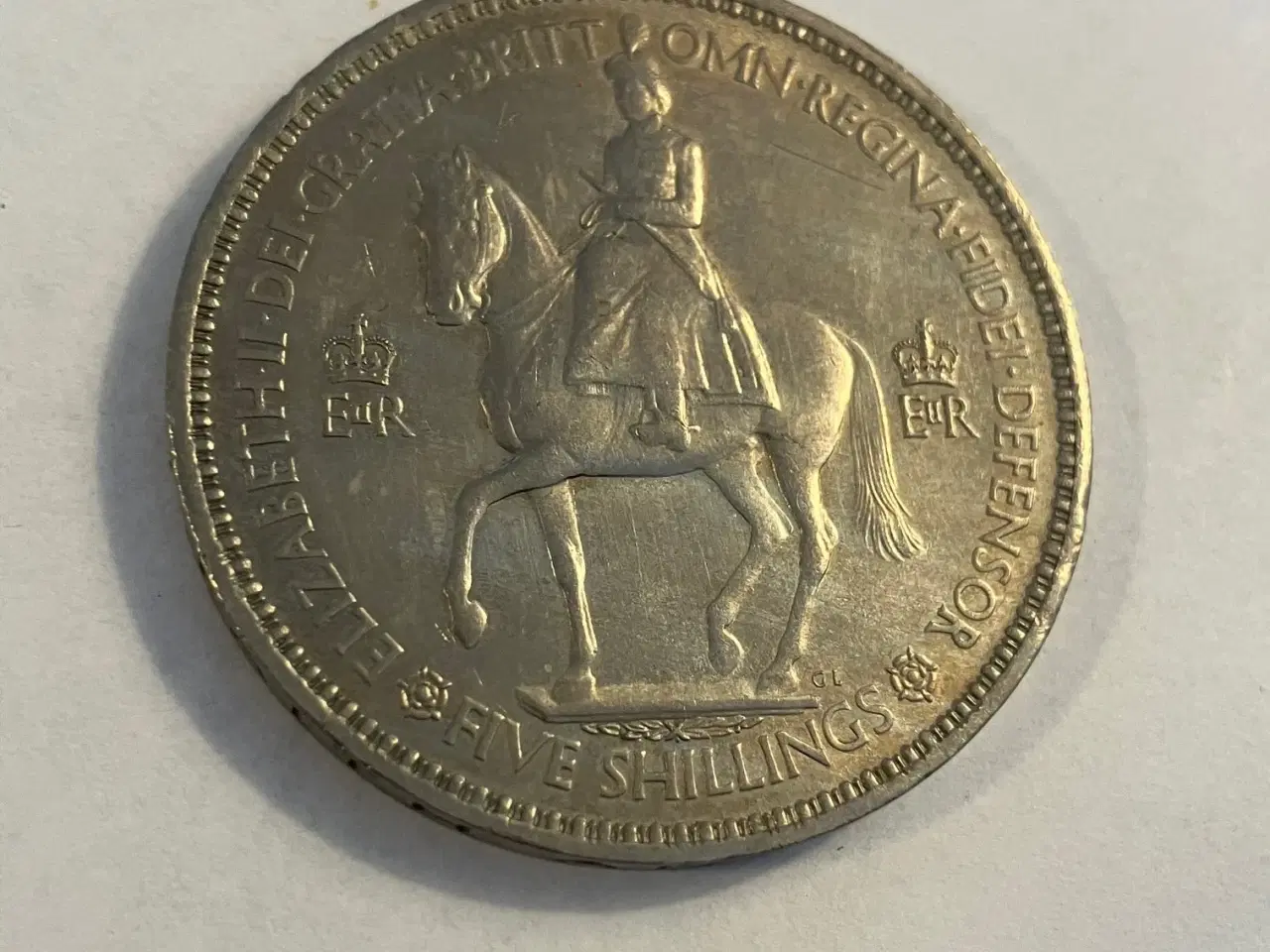 Billede 1 - 5 Shillings England 1953