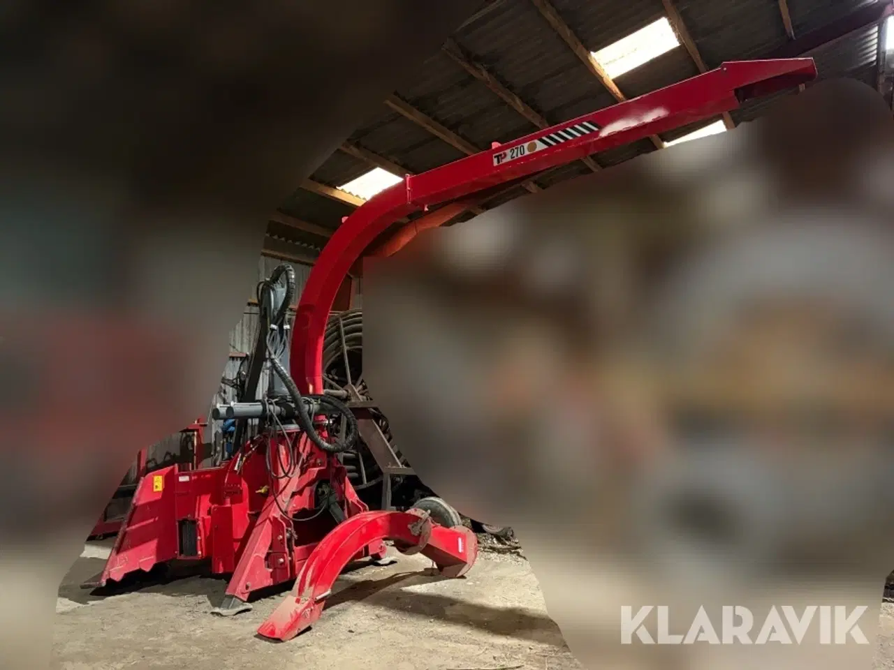 Billede 1 - Flishugger Linddana TP 270 PTO K med kranie vogn