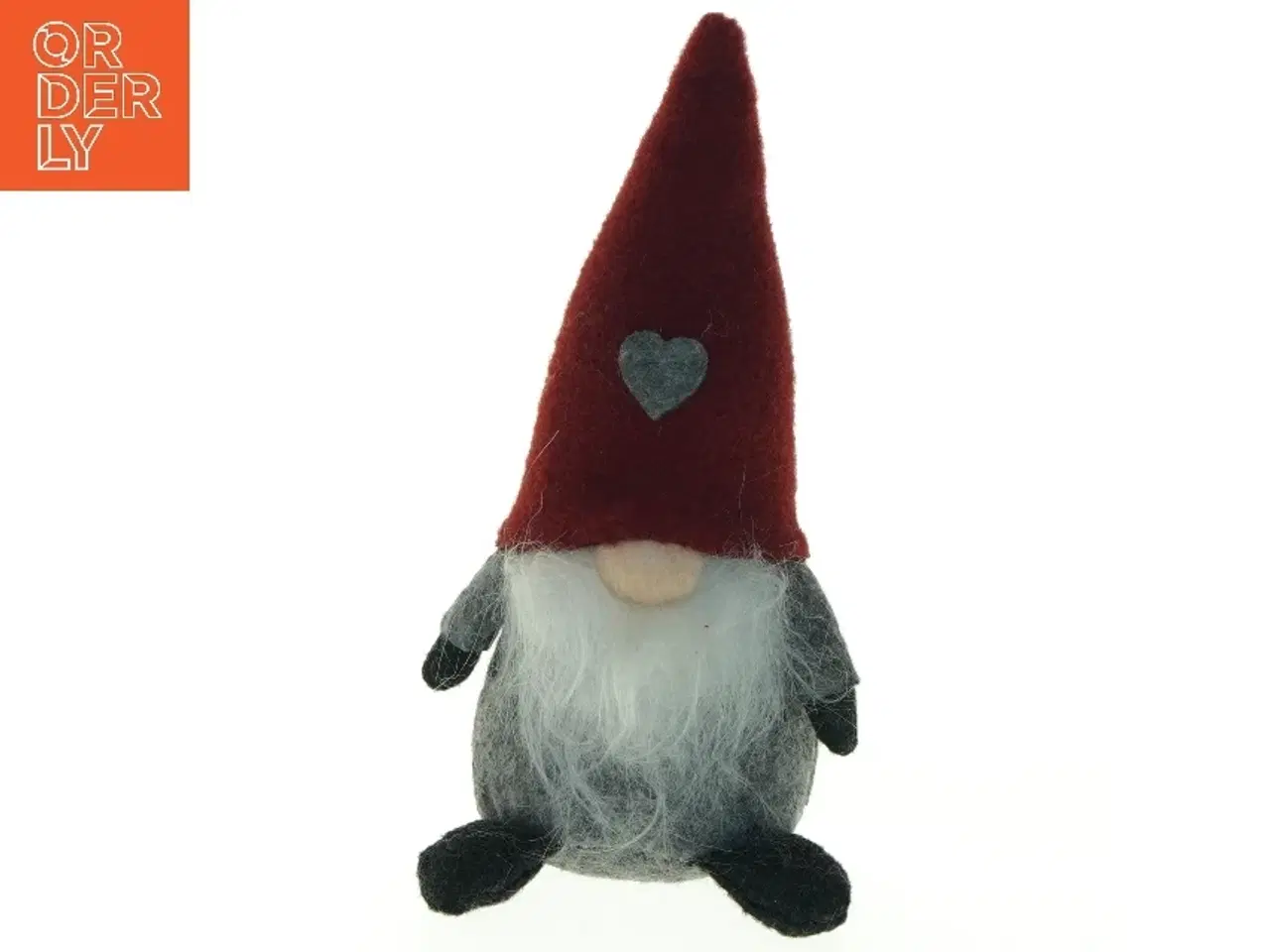 Billede 1 - Filtet nissefigur (str. H. 19 cm)