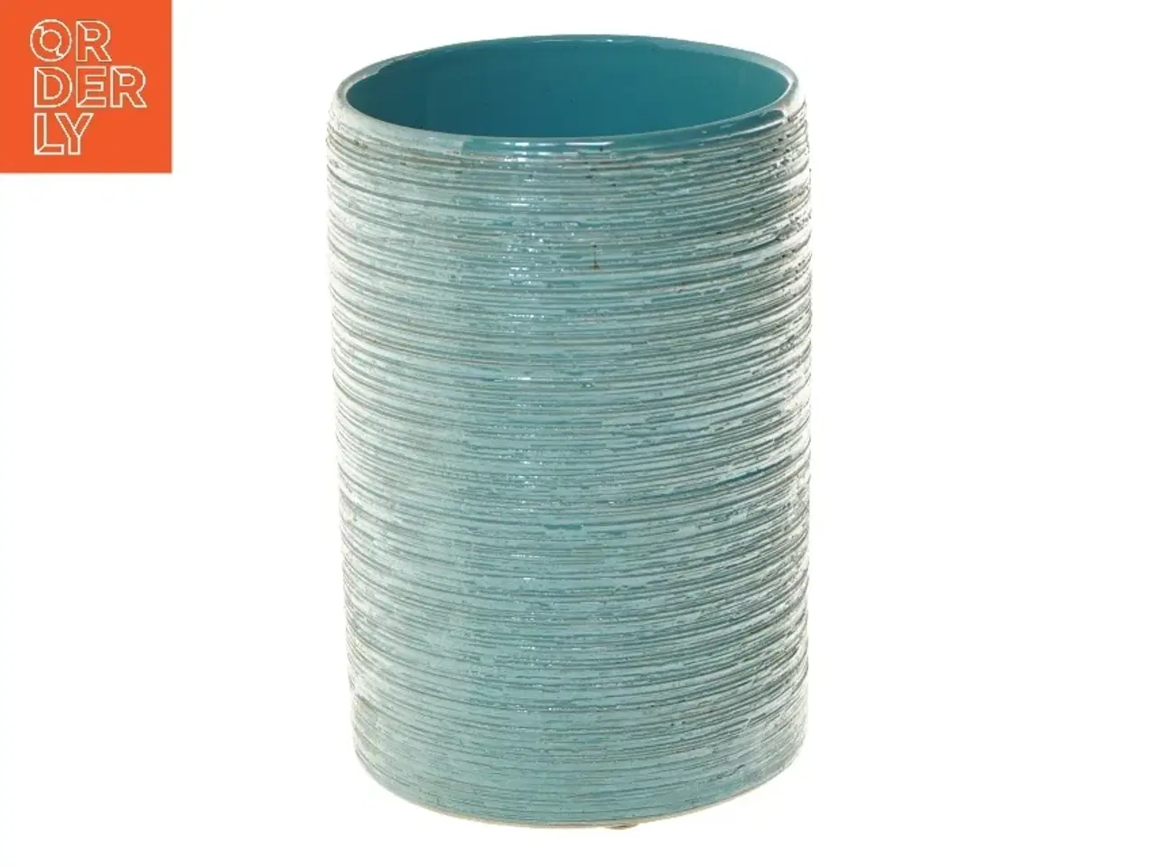 Billede 1 - Blå vase (str. 17 cm)