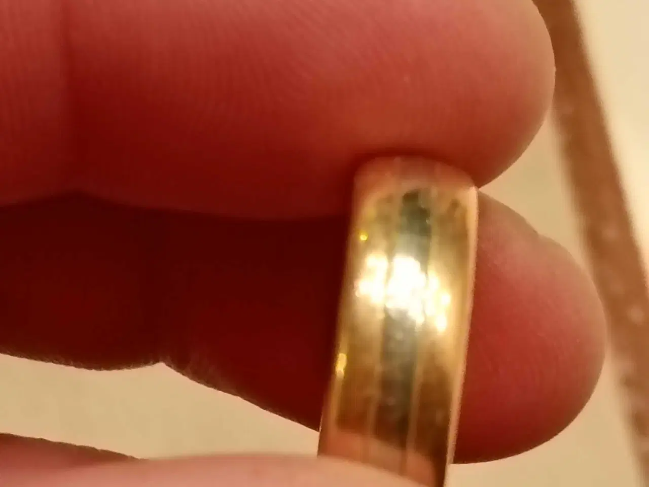 Billede 6 - 2 stk ægte guldringe 585 20 g 