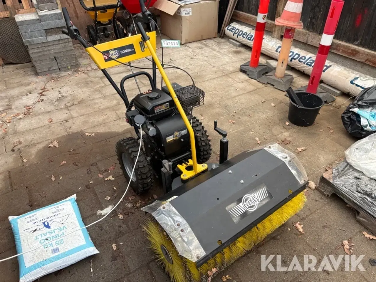 Billede 2 - Fejemaskine med Sneslynge Texas Combi 800TGE