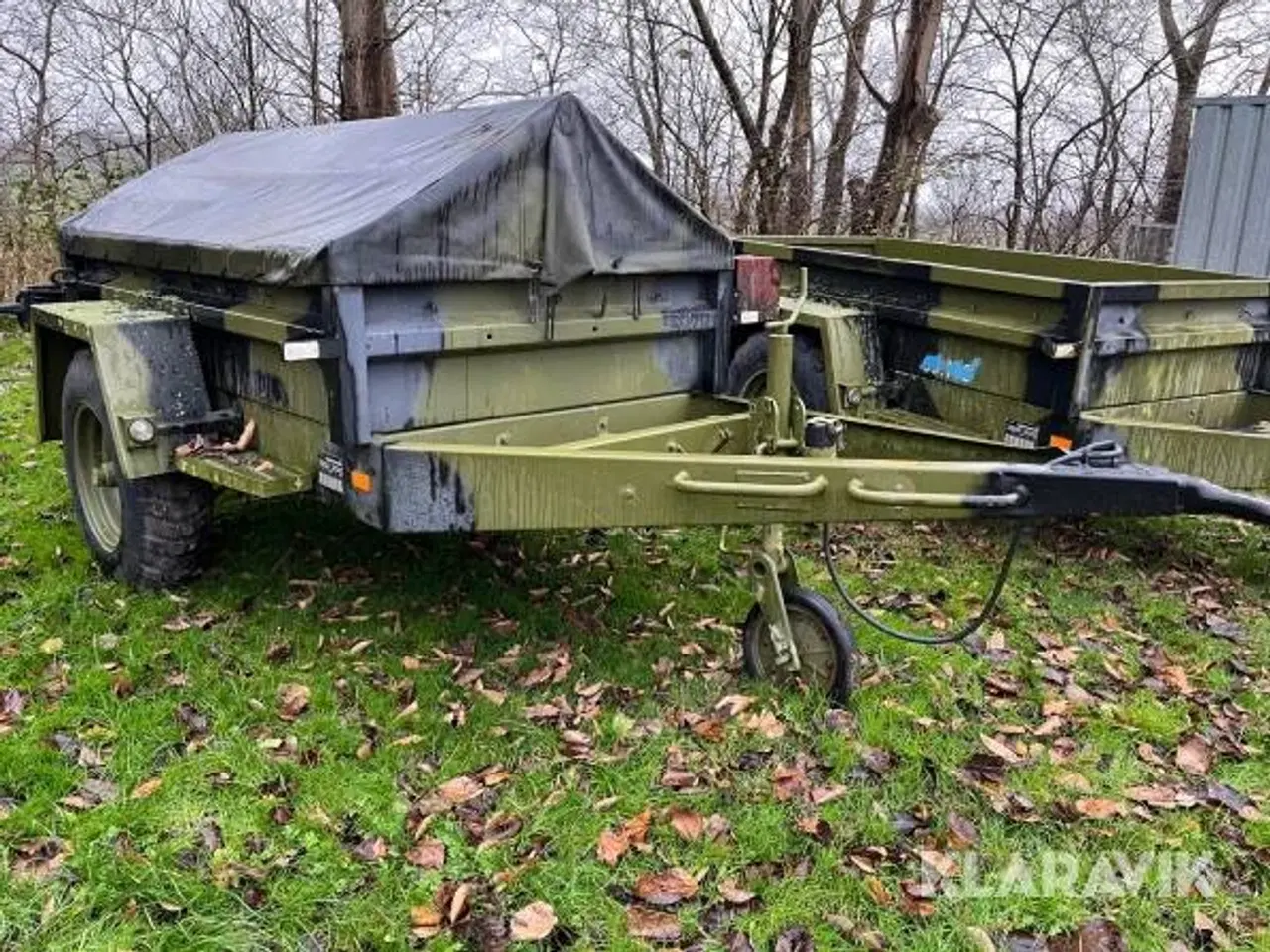 Billede 1 - Militær vogn Grau HMK 1000 kg med presse