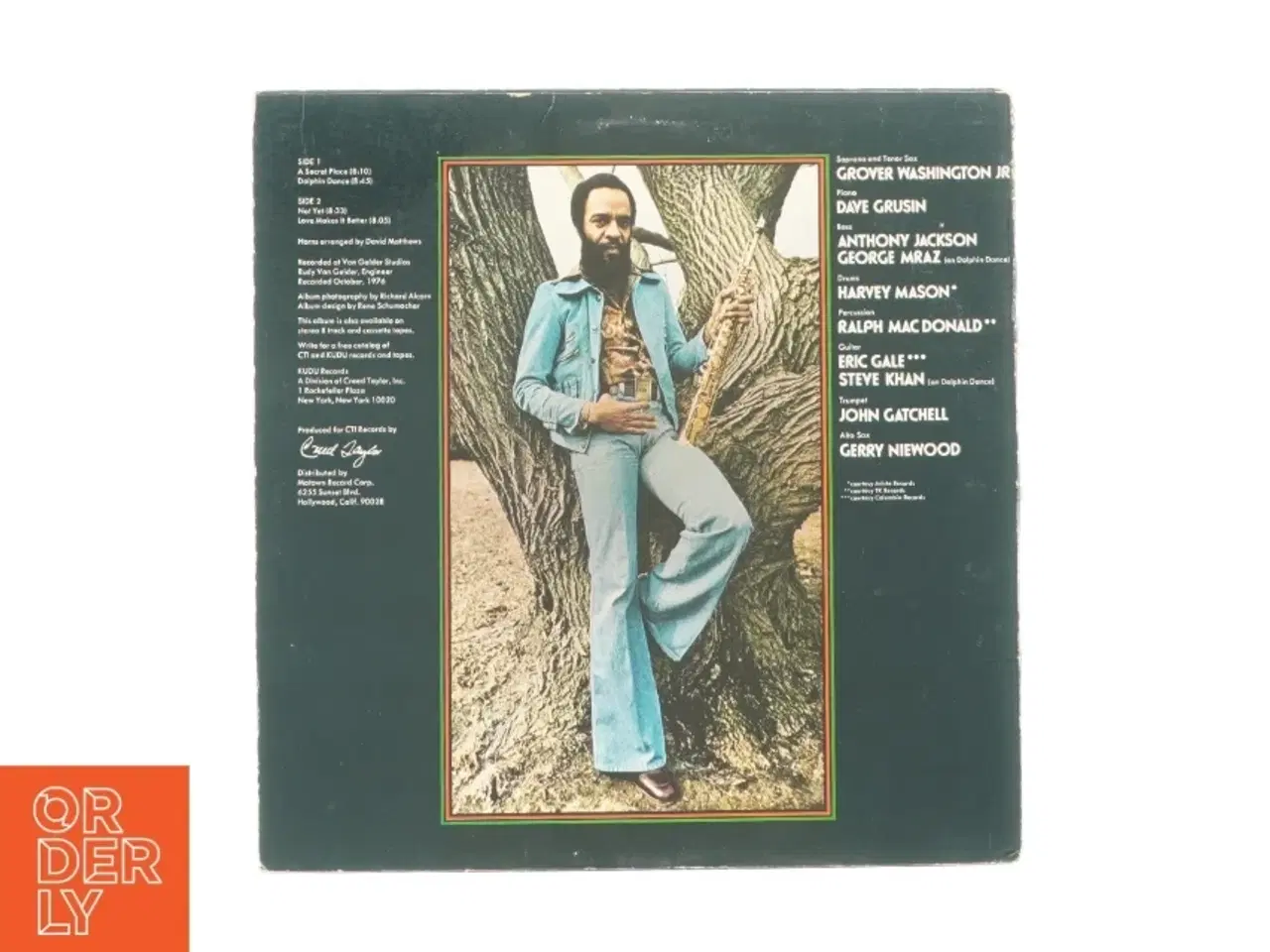 Billede 3 - A secret place af Grover Washington Jr. fra LP