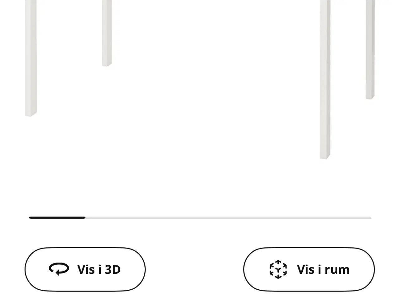 Billede 3 - Vangsta (Nu kaldet Vihals) spisebord m udtræk IKEA