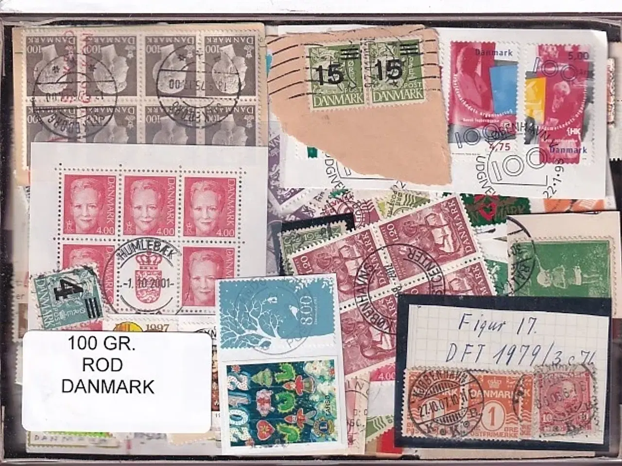 Billede 1 - Danmark 100 g. ROD. - Hjemkommet  12 - 3 - 2024