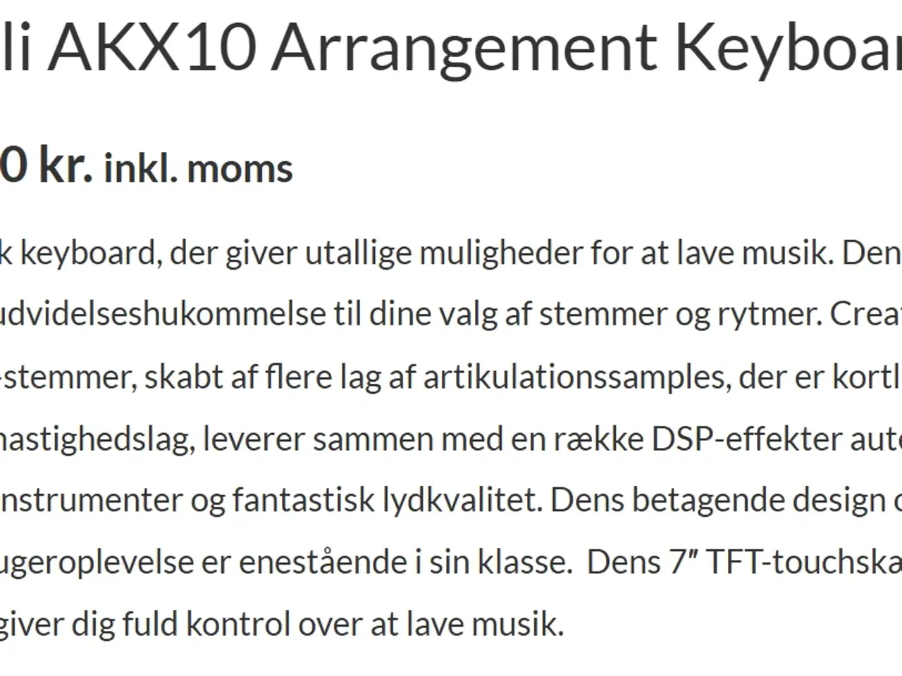 Billede 13 - NYT Medeli AKX-10 Keyboard