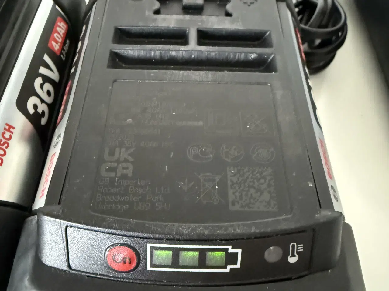 Billede 7 - 2 X Bosch 36V 4,0 Ah batteri og lader.