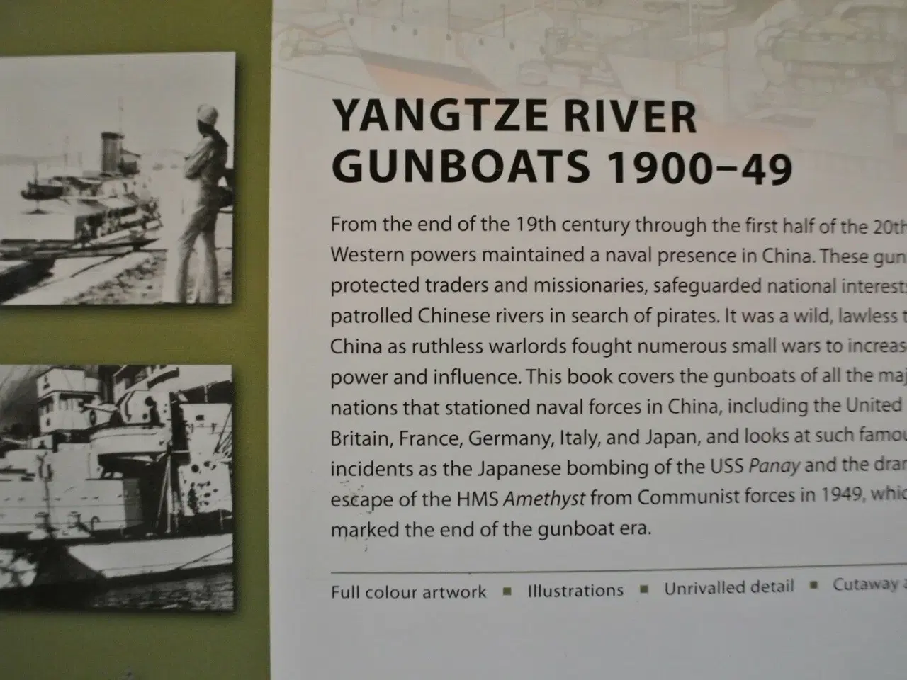 Billede 3 - yangtze river gunboats 1900-49, by angus konstam. 