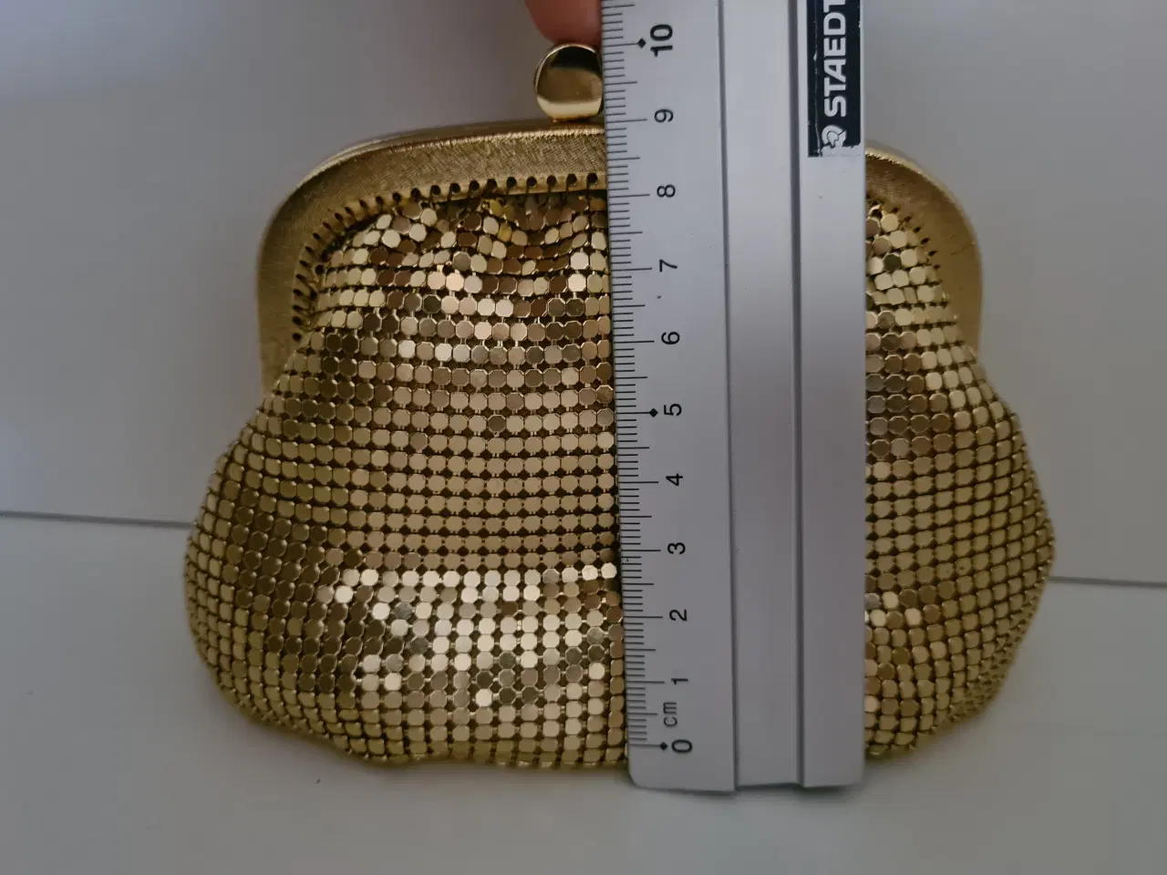Billede 5 - Retro fest taske i metallic guld mesh