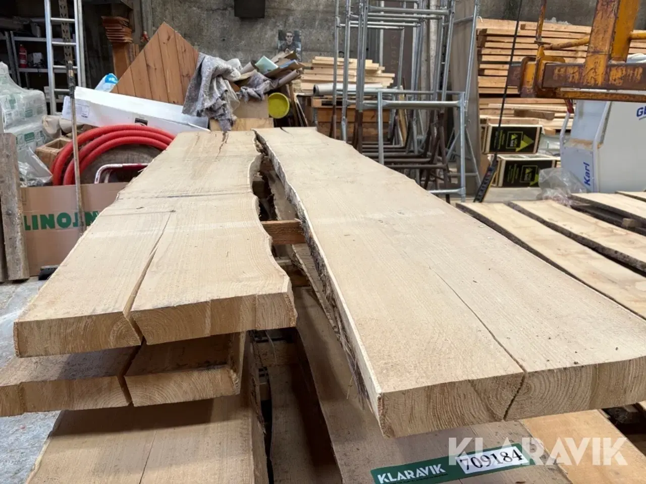 Billede 1 - Kastanje træs planker 2 styk