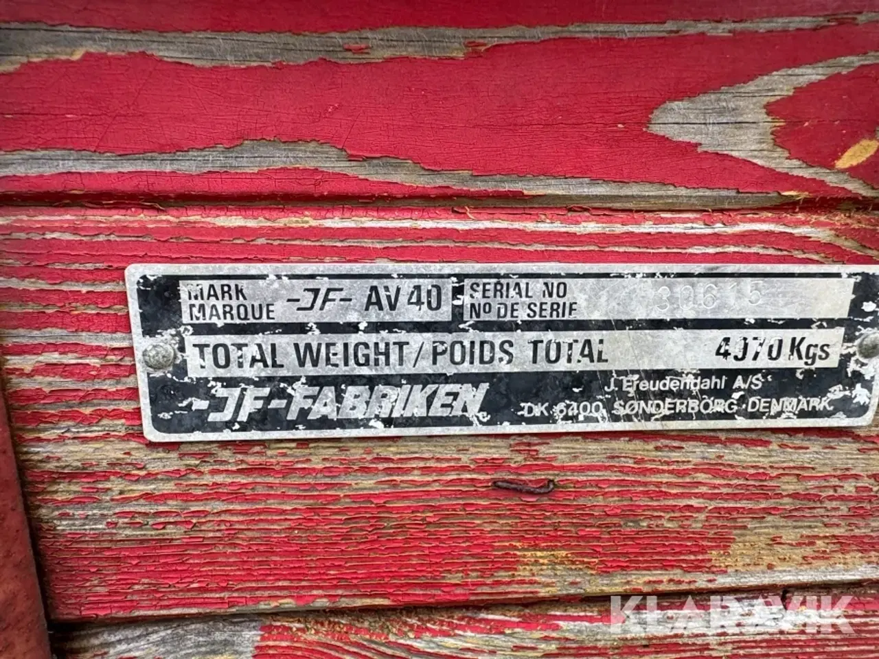 Billede 5 - Gødningsspredere JF Av40