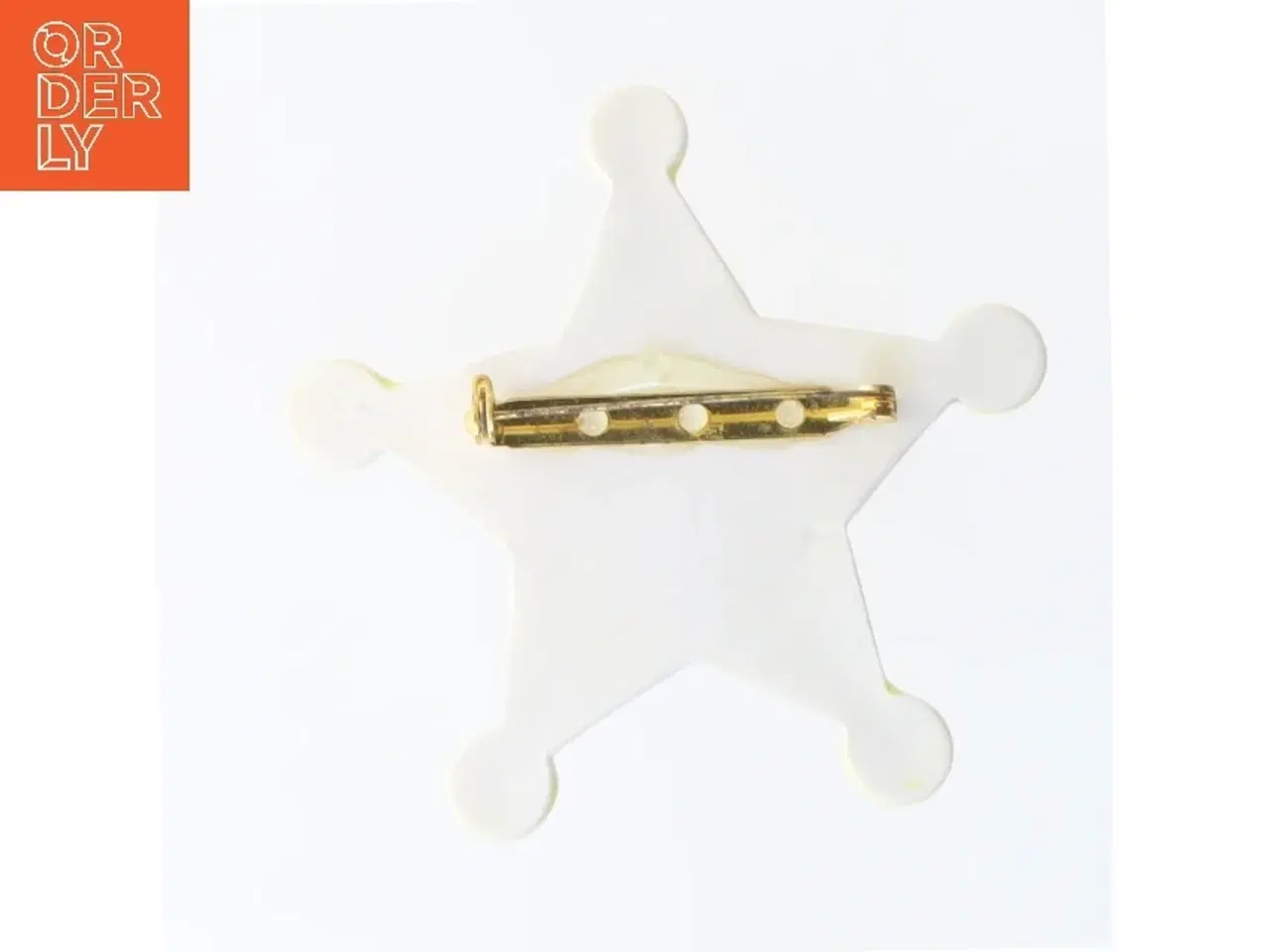 Billede 2 - Badge med tekst 'JEG FIK' (str. 7 cm)