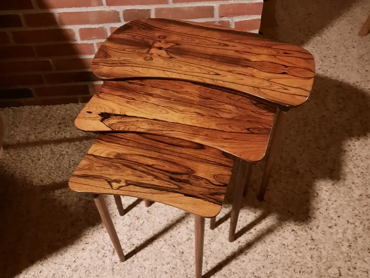 Billede 3 - Palisander møbler, sofabord, reol og indskudsborde