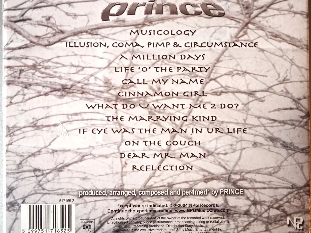 Billede 2 - Prince: Musicology