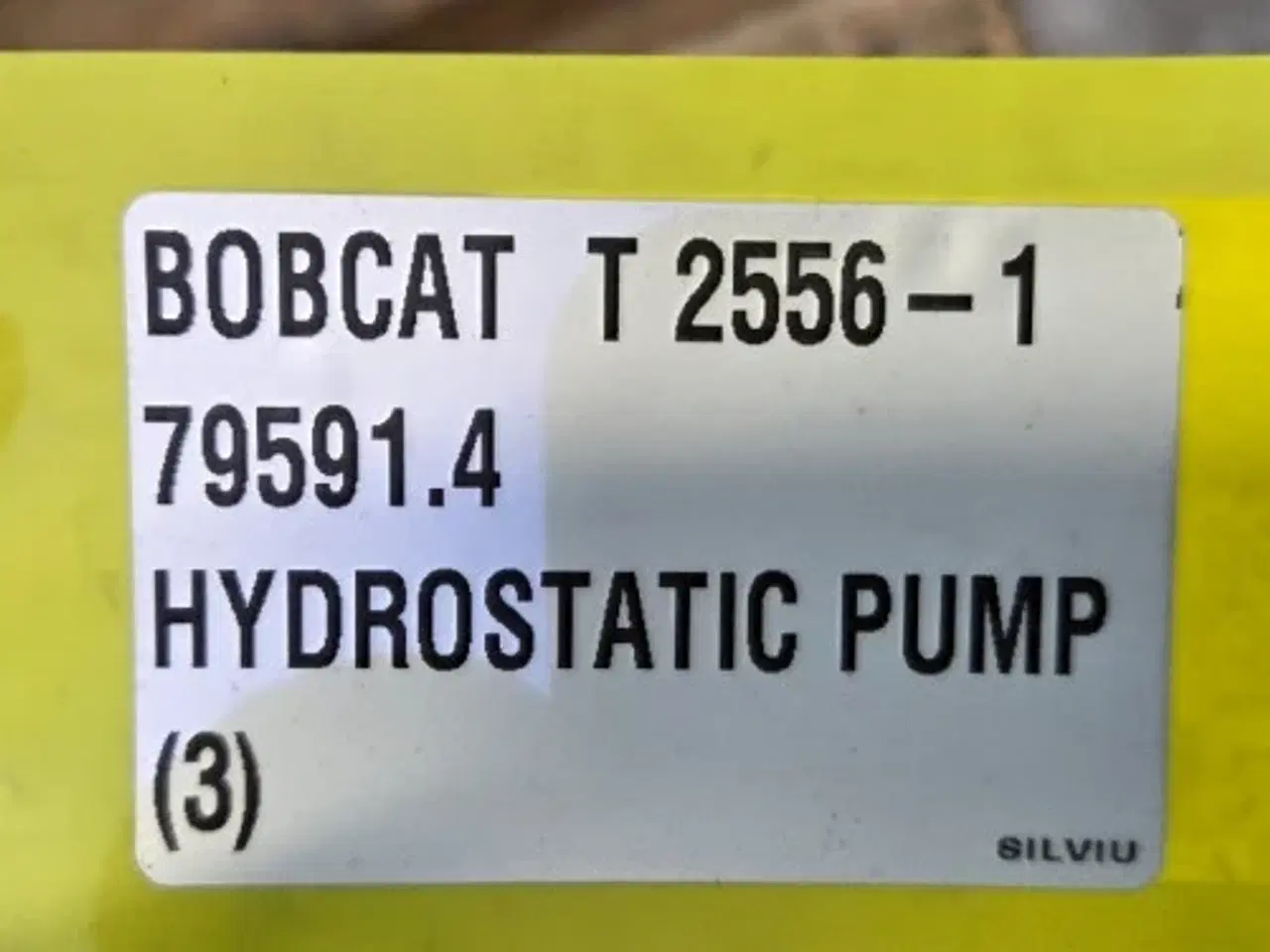 Billede 8 - Bobcat T2556 Hydrostatic Pumpe 79591.4 (3)