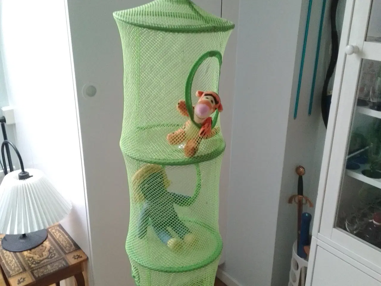 Billede 1 - Grøn dims til opbevaring af f.eks garn, legetøj m.