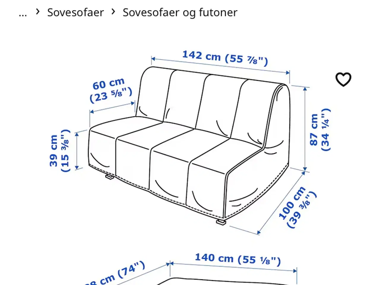 Billede 6 - Sovesofa, som ny