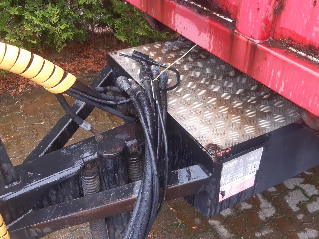 Billede 2 - Hvamø tipvogn med stor dækmontering