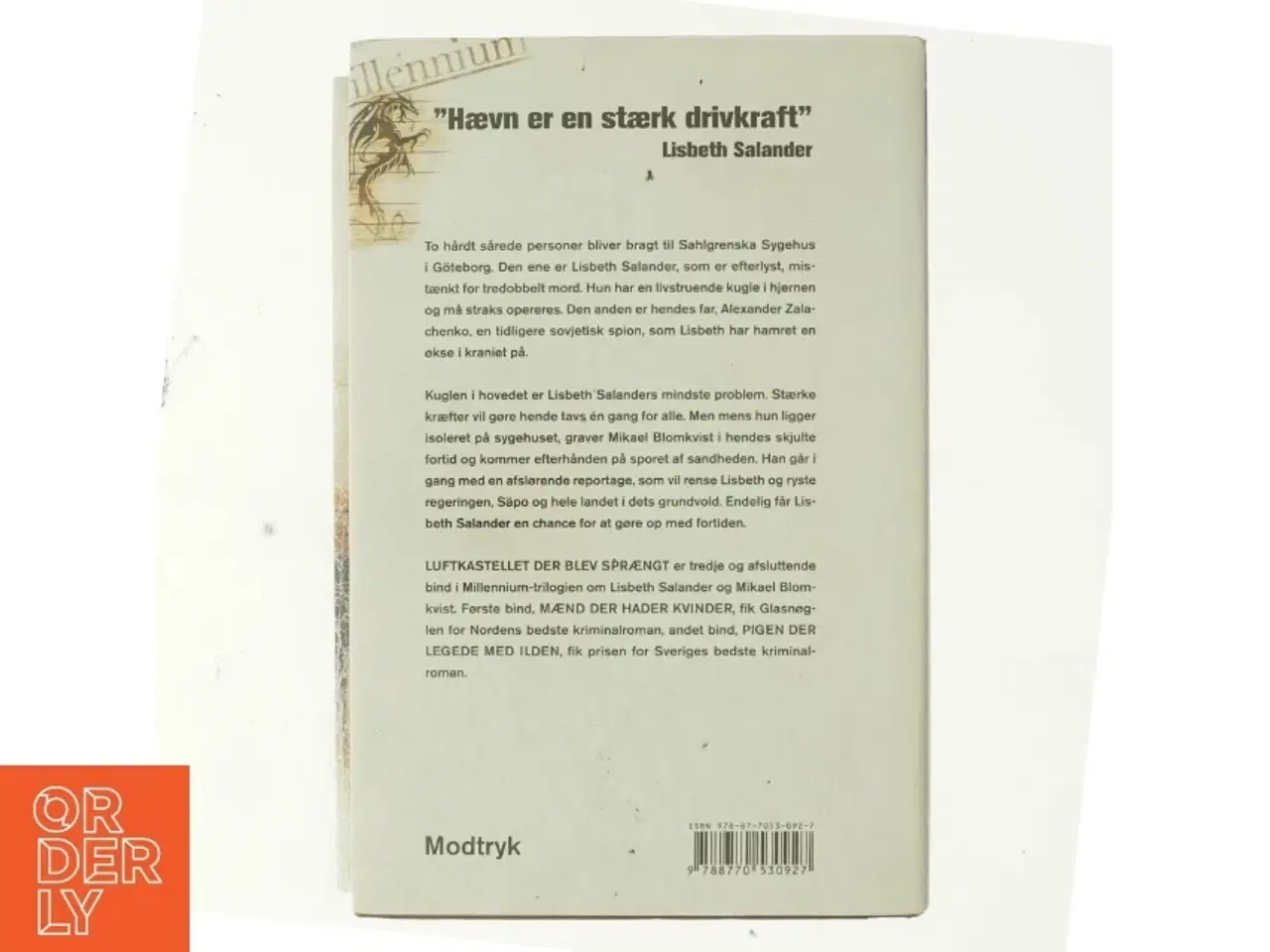 Billede 3 - Luftkastelletderblevsprngt Stir up a Hornets&#39; Nest of Girl. Shi Dige Larsen. the Danish Original. Hardcover](chinese Edition) (Bog)