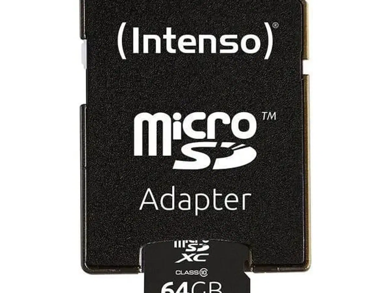 Billede 1 - Mikro-SD-hukommelseskort med adapter INTENSO 3413490 64 GB Klasse 10