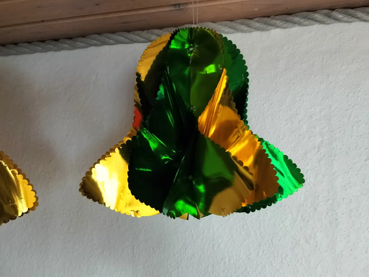 Billede 1 - julepynt gammelt Kæmpe folie juleklokke