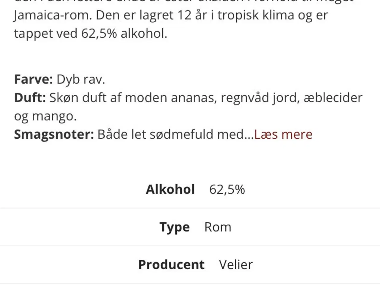Billede 5 - Vale Royal Rom 12års fra Jamaica