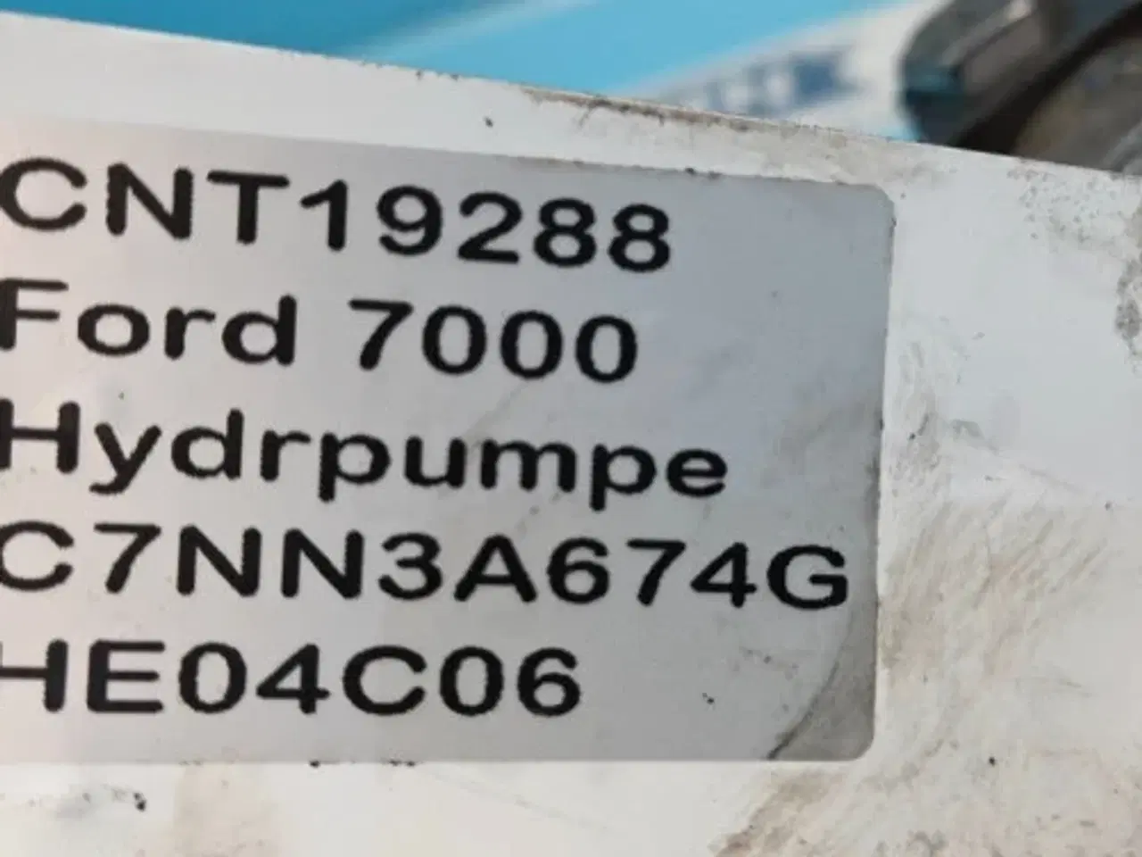 Billede 12 - Ford 7000 Hydraulikpumpe C7NN3A674G