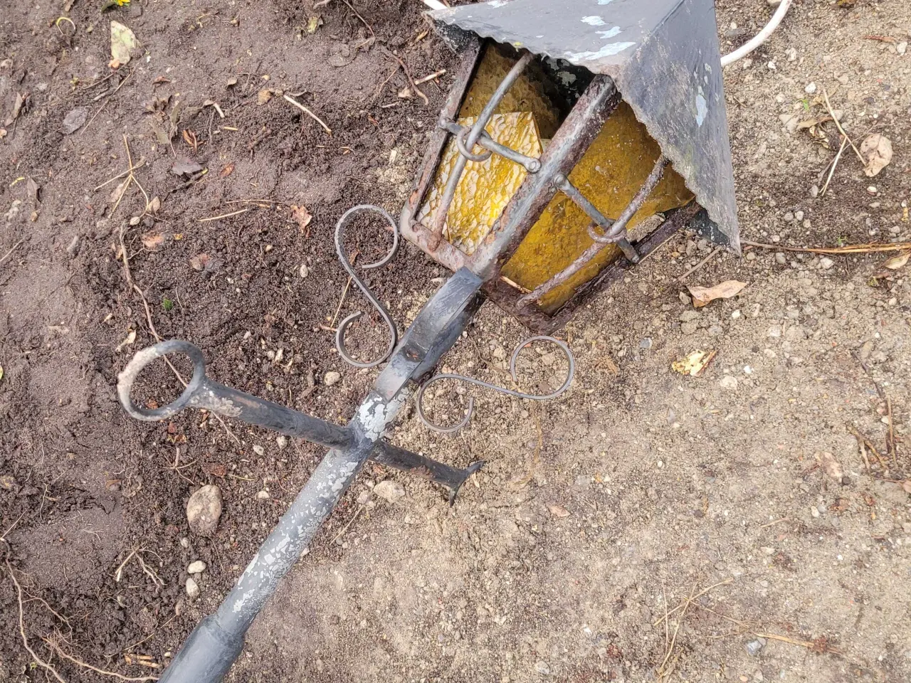 Billede 3 - Udendørs lampe, Ca. 60 år gammel