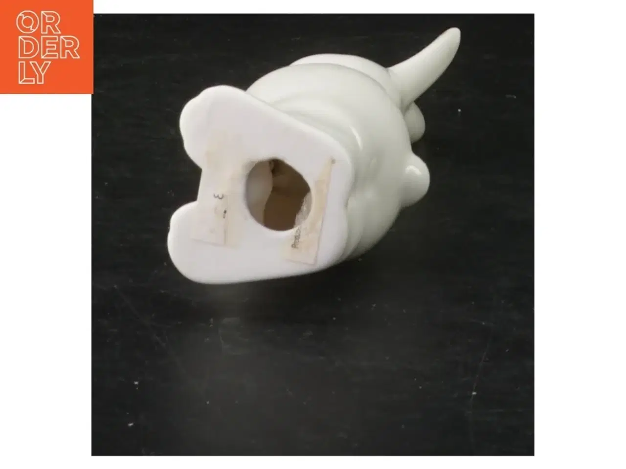 Billede 2 - Porcelænsfigur af kanin med æg (str. 14 cm)