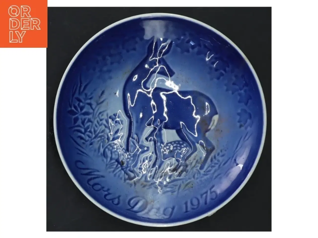 Billede 1 - Mors Dag 1975 Porcelæn Tallerken fra B&G (str. Ø 15 cm)