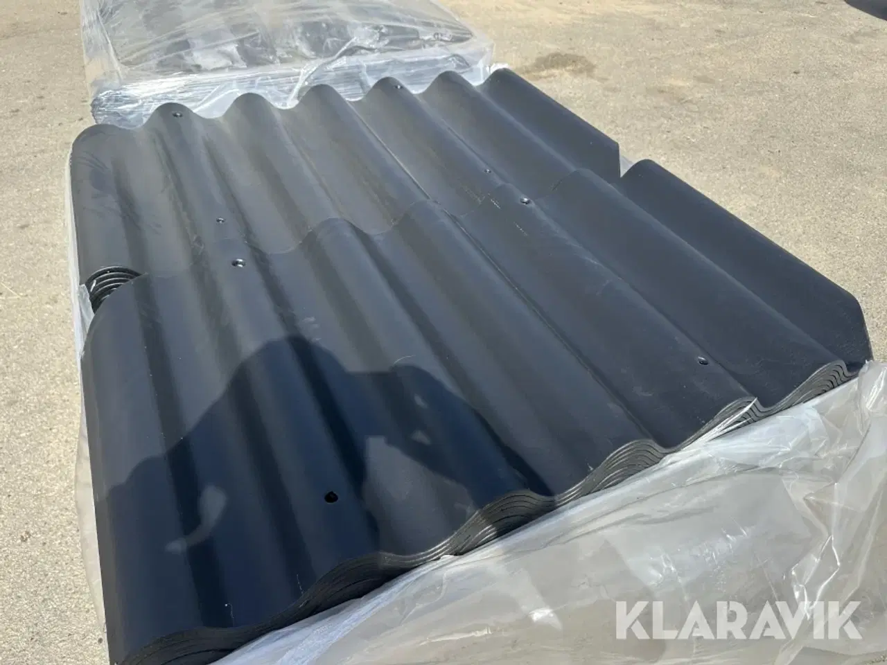 Billede 9 - Bølgeplader Euronit 702 HJ/HU Sort - 300 styks