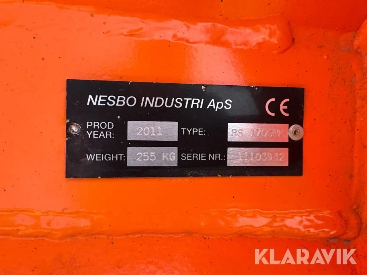 Billede 5 - Sne plov Nesbo PS 1700MK
